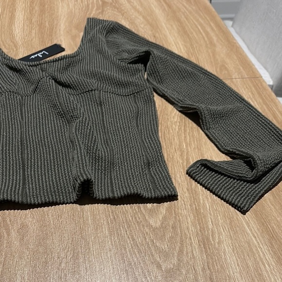 Lulus Olive Ribbed Knit Sweater - Picture 5 of 9